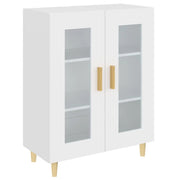 Buffet credenza cassettiera armadio mobile contenitore organizer per cucina soggiorno salotto 69,5 x 34 x 90 cm legno ingegnerizzato bianco 02_0030426