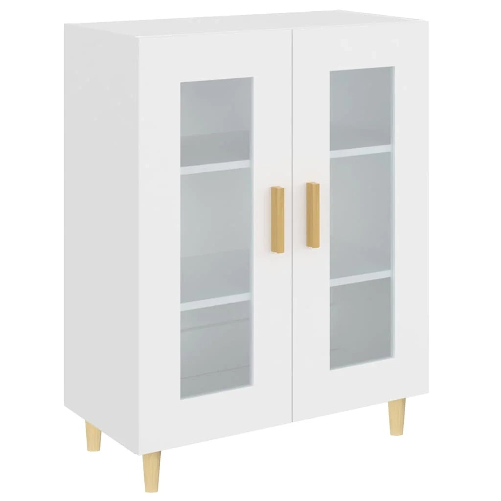 Buffet credenza cassettiera armadio mobile contenitore organizer per cucina soggiorno salotto 69,5 x 34 x 90 cm legno ingegnerizzato bianco 02_0030426