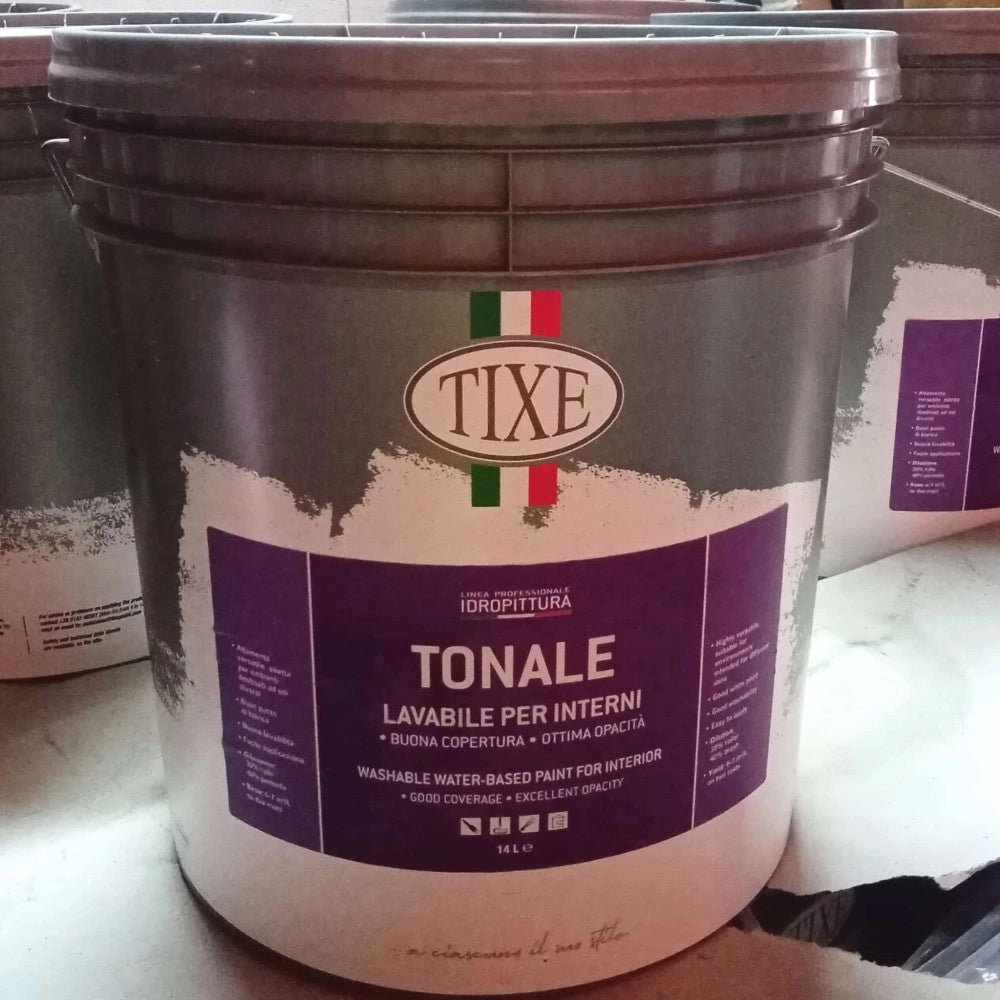 Tixe tonale 14lt idro pittura vinilica bianca opaca lavabile interni