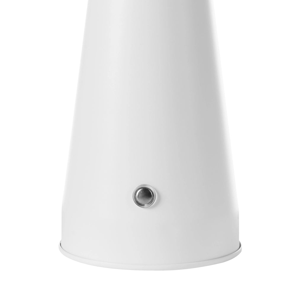 Lampada da tavolo in metallo bianco per interni con dimmer senza fili Luce domestica Design moderno