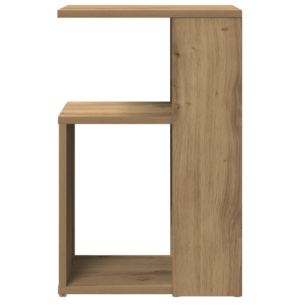 Tavolino da Salotto Rovere Artigianale 36x30x56cm in Truciolato 856559
