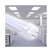 Trade Shop - Tubo Neon Led Smd Da 60cm Opaco Con Attacco T8 Da 11w Luce Bianca Neutra Calda -