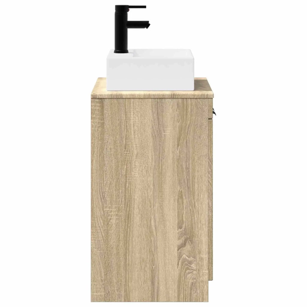 Set di mobili per il bagno Rovere Sonoma Legno ingegnerizzato 3404242