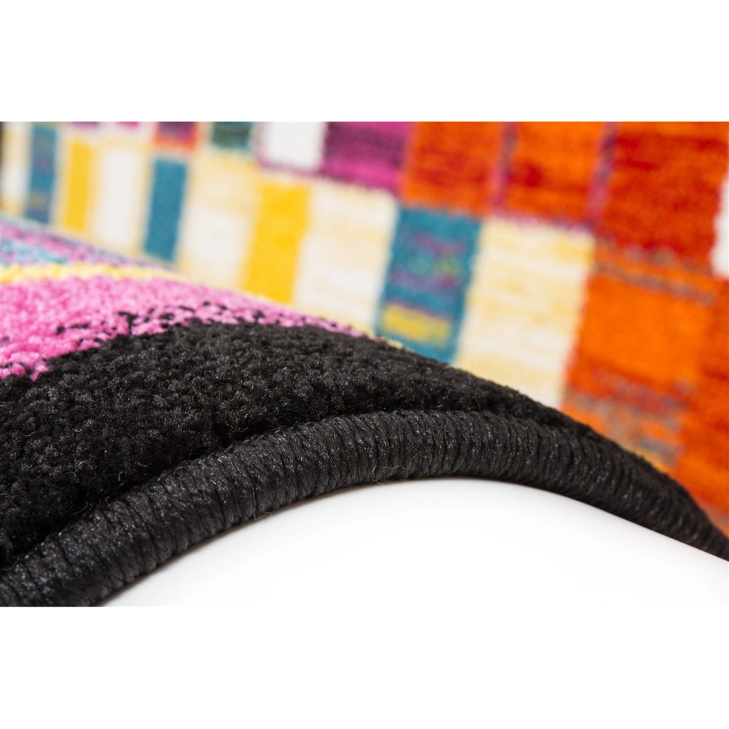 Tappeto a pelo corto Caribbean multicolor 200x290 cm