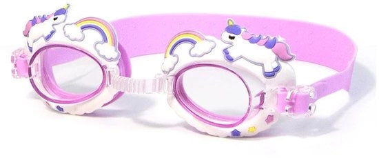 Bambino Tuffo - Protezione UV - Verniciatura Anti-Rimpiattino - Unicorno - Per Bambini - 1 Pezzo - Progettazione Carina - Maschera da Nuoto