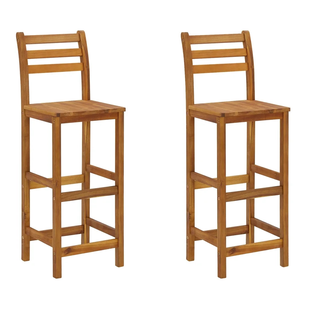 Set da Pranzo per Giardino 3 pz in Legno Massello di Acacia cod mxl 40039