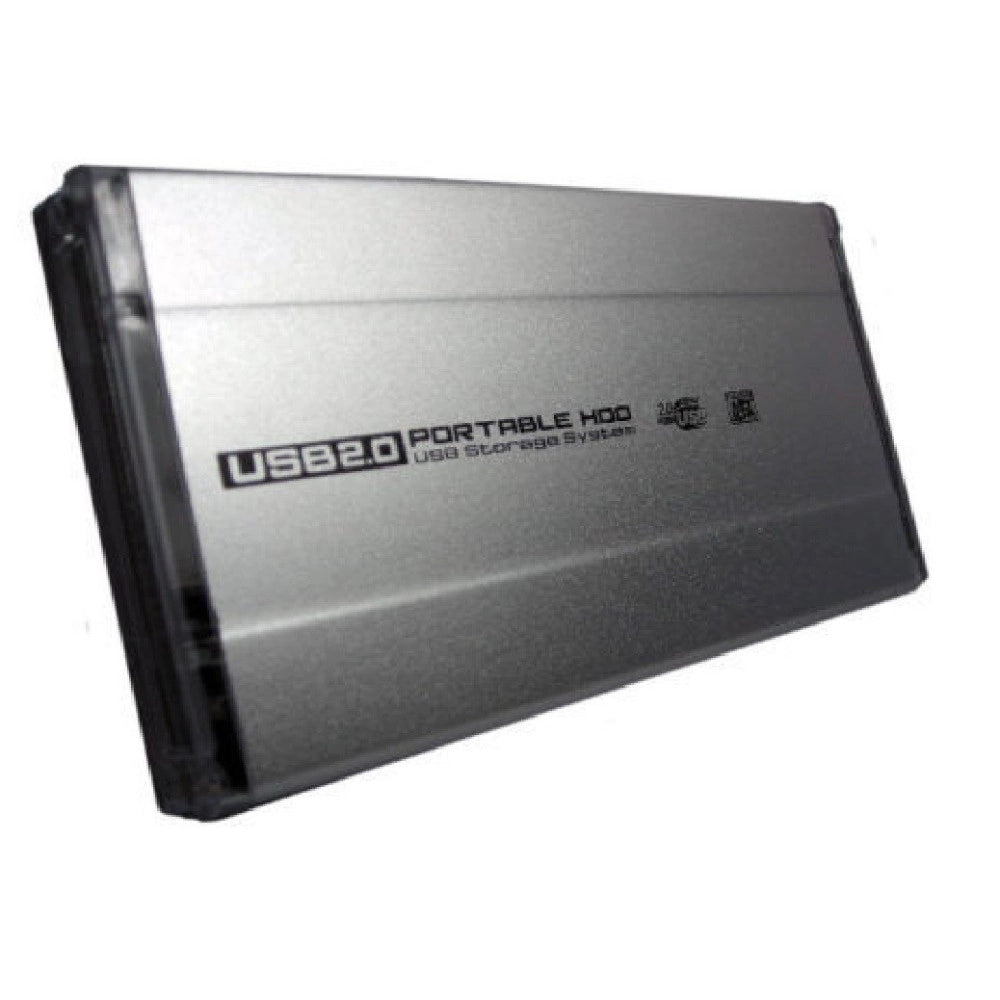 Trade Shop - Case Box Esterno Per Hard Disk Hdd 2.5 Ide Sata Usb 2.0 Super Slim Alluminio -