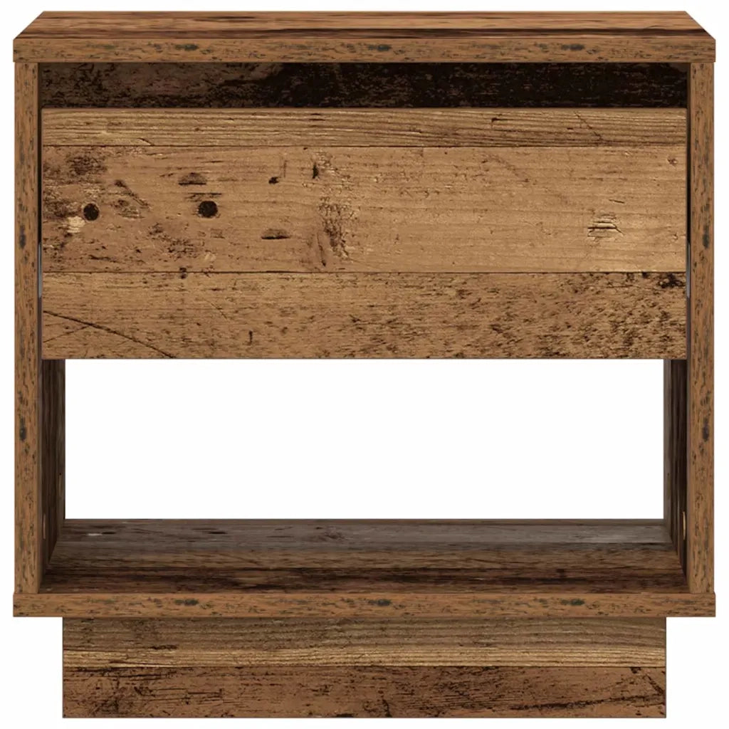 Comodino 2 pcs Legno vecchio 45 x 34 x 44 cm Legno multistrato 863334