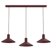 Lampada sospesa Nox 3xGU10 bordo metallo IP20 Luminex