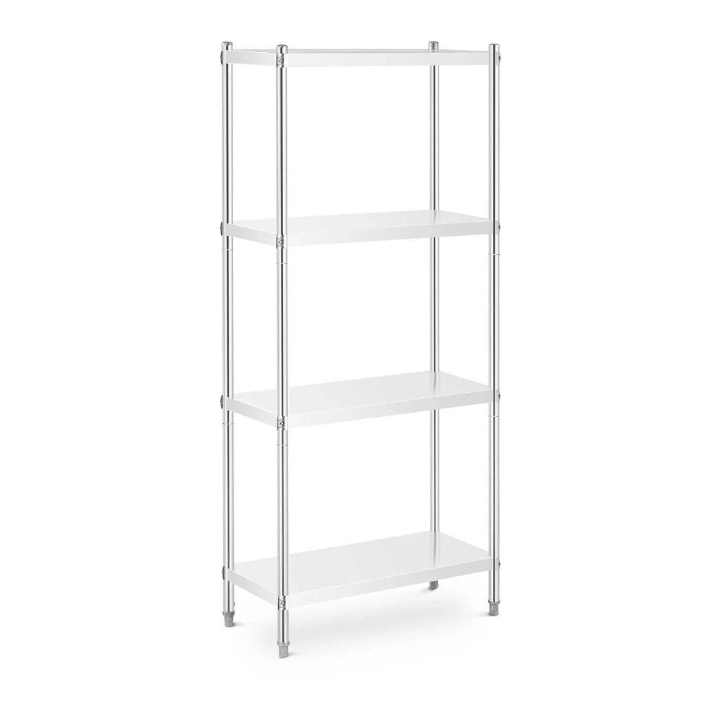 Ripiano in acciaio inox 80 x 40 x 180 cm 200 kg professionale 14_0005184