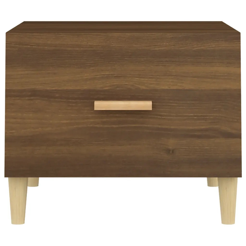 Tavolino da salotto | Tavolino da caff¨¨ | Tavolino da Soggiorno Rovere Marrone 50x50x40cm Legno Multistrato