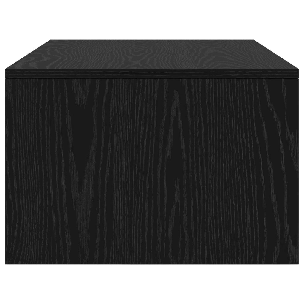 Scrivania a parete Rovere Nero 100 x 45 x 30 cm