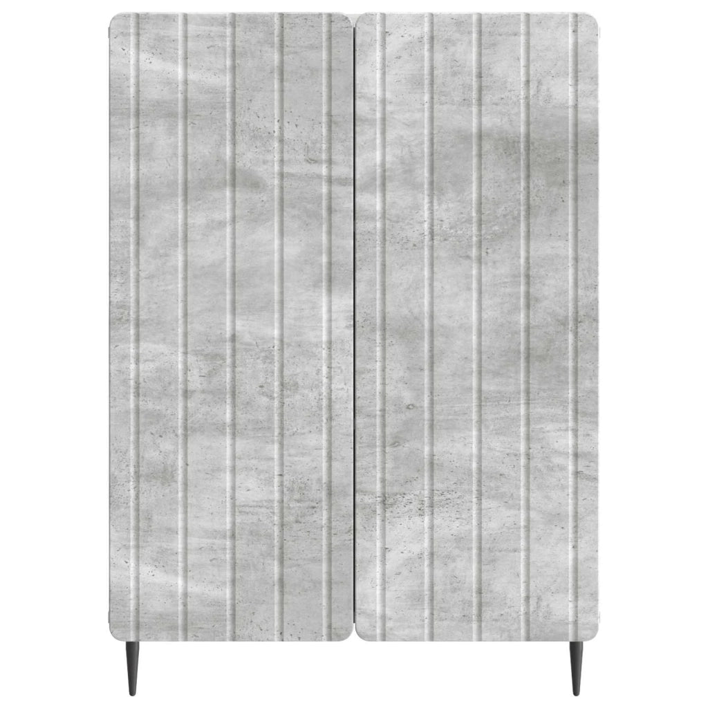 Credenza Grigio Cemento 66 x 34,5 x 92 cm Legno ingegnerizzato