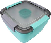 Lunchbox 1,5 l - Verde Compartimenti Divisi - Sostenibile - Resistente al Lavastoviglie - Colore Verde - Contenitore di Pasti