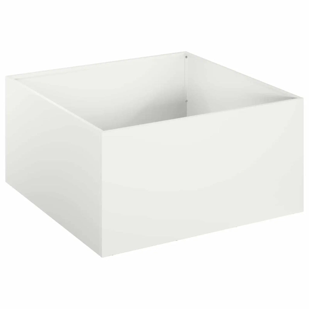 Vaso da giardino Bianco 60 x 60 x 30 cm 8005052