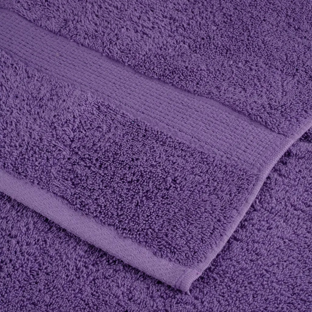 Asciugamani per Ospiti SOLUND 4 pz Viola 30x50 cm 600 g/mÂ²