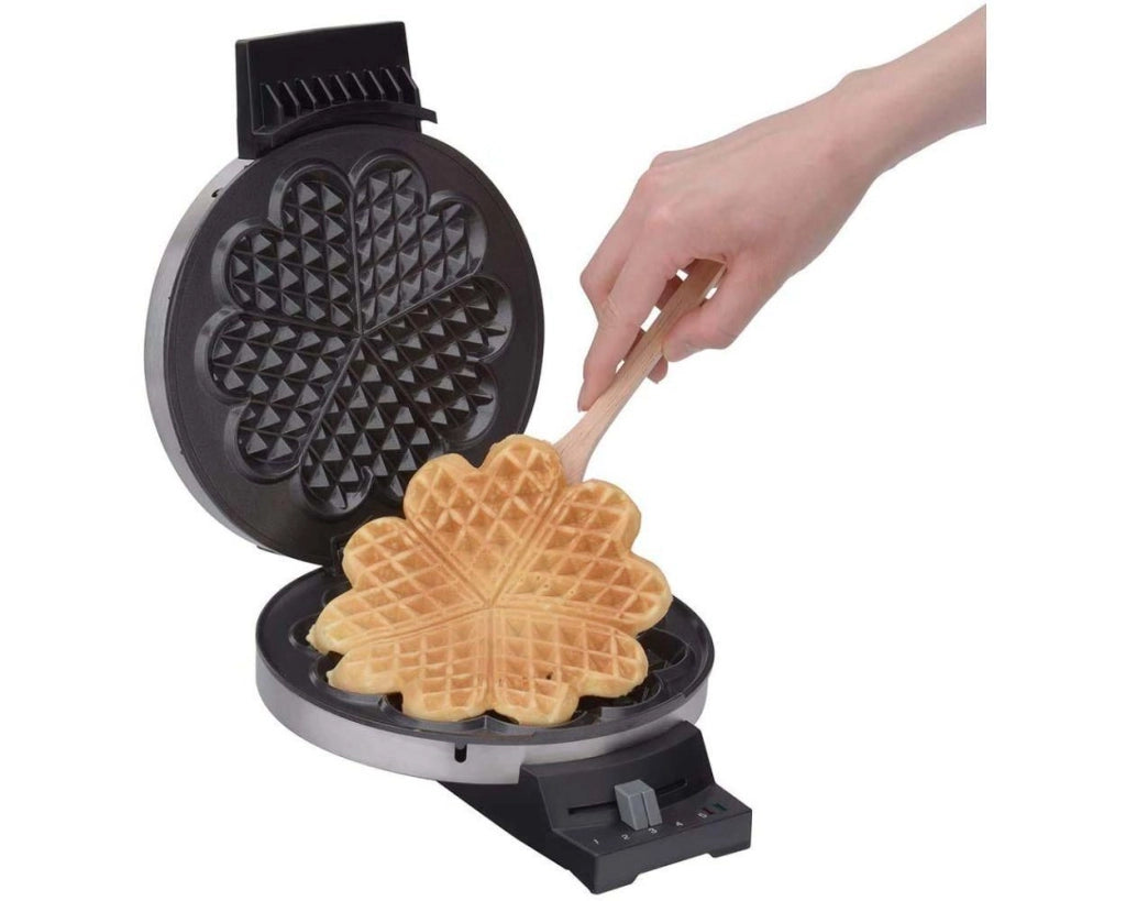 Cloer 189 1 waffle 930 W Nero, Acciaio inox