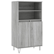 Credenza | Madia | Buffet da pranzo | Armadio da pranzo Grigio Sonoma 60x36x110 cm in Legno Multistrato