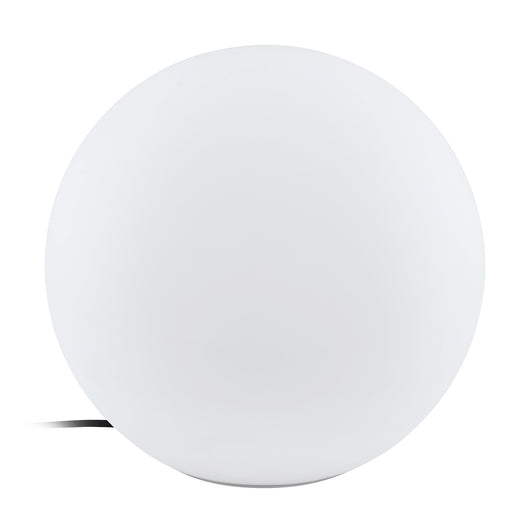 Sfera Esterno Contemporanea Monterolo Policarbonato Bianco 1 Luce E27 39Cm