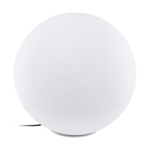 Sfera Esterno Contemporanea Monterolo Policarbonato Bianco 1 Luce E27 60Cm