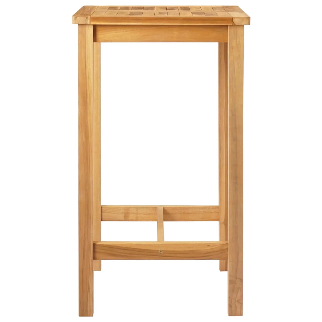 Tavolo da bar Naturale 60 x 60 x 105 cm Teak massello 42030006