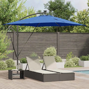 Ombrellone-Ombrello da giardino Azzurro 249 x 249 x 250 cm Poliestere e Alluminio