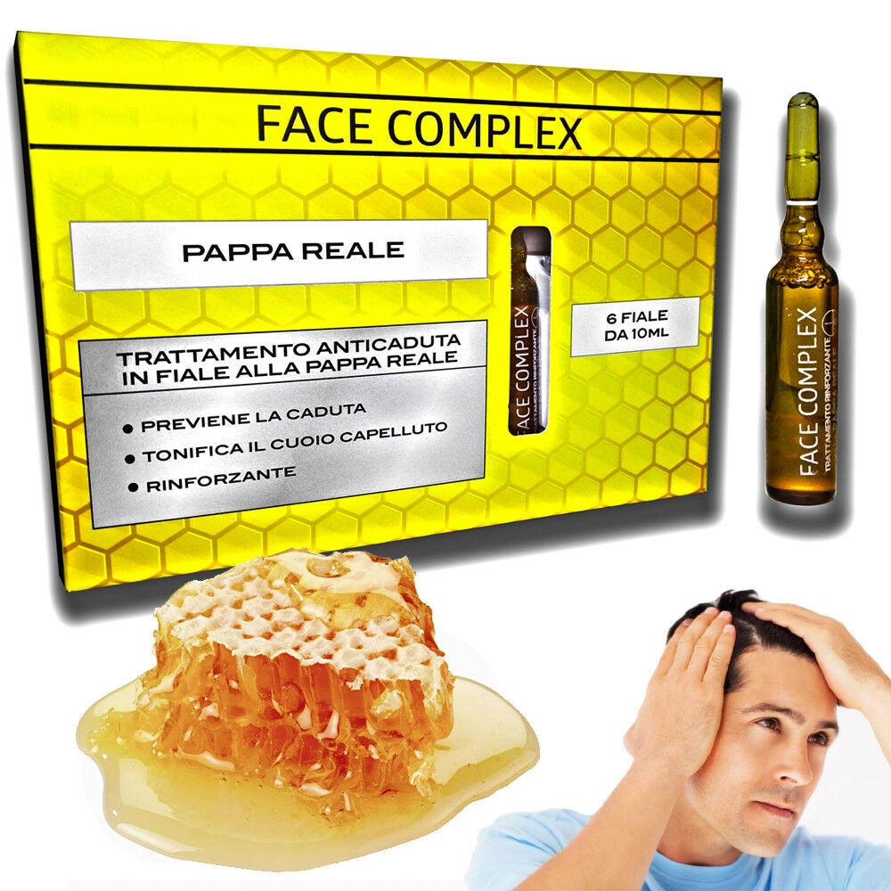 Trade Shop - Trattamento Capelli Fiale Anti Caduta Alla Pappa Reale Contrasta La Caduta Fc309 -