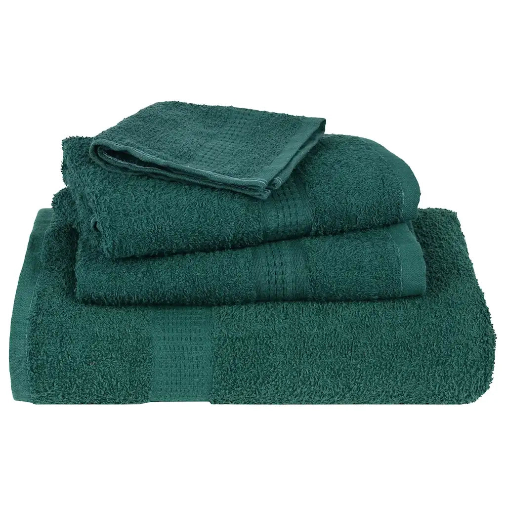 Asciugamani da doccia FROGN 2 pz Verde 70x140 cm 360 g/m² 136857
