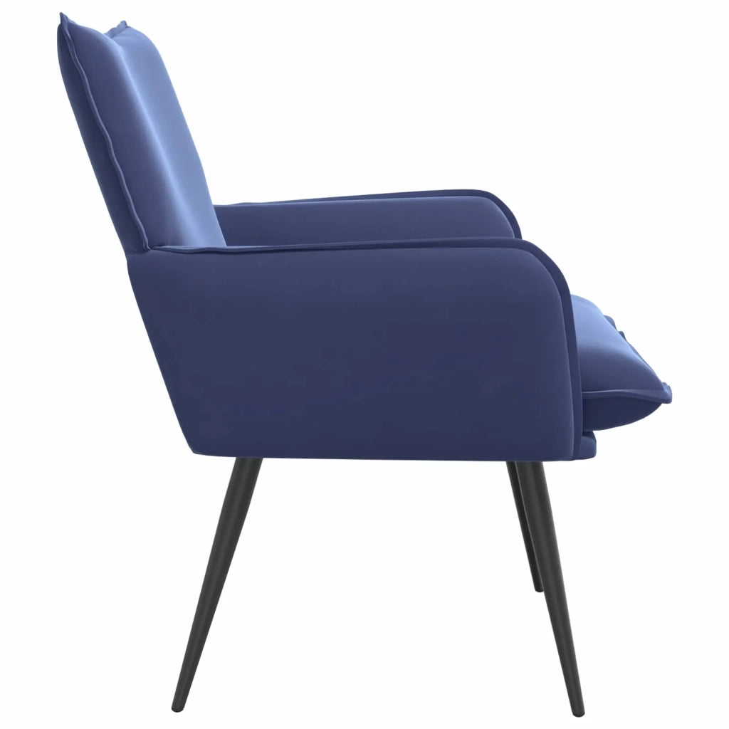 Poltrona Blu Polizia Velluto 42047735