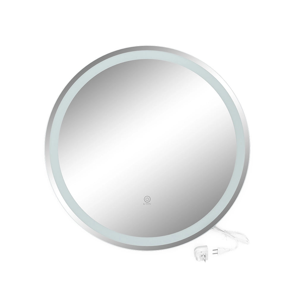 Vicco Specchio bagno Bianco 70 cm con interruttore a sfioramento