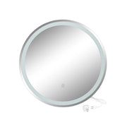 Vicco Specchio bagno Bianco 70 cm con interruttore a sfioramento
