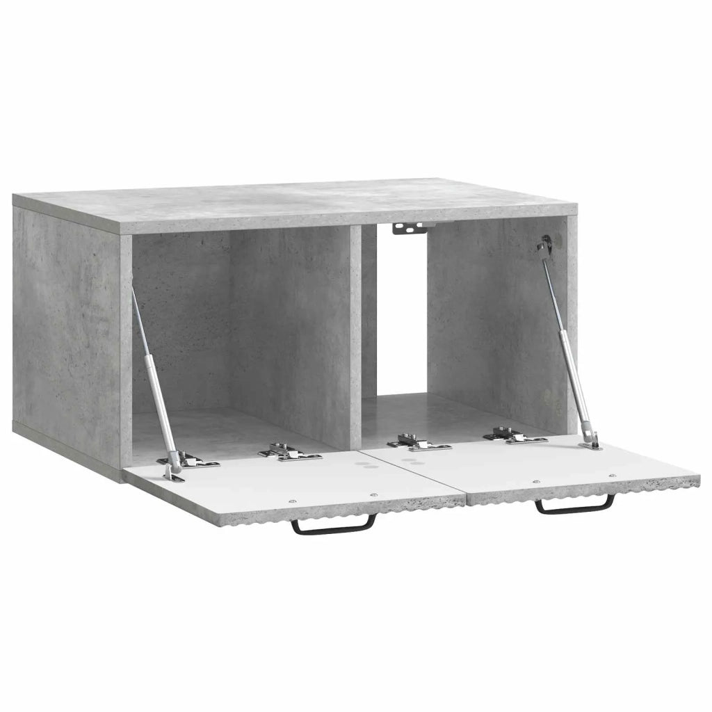 Mobile Porta TV da Muro Grigio Cemento 59,5 x 41 x 30 cm
