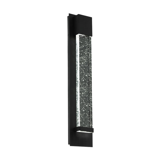 Applique Esterno Moderna Villagrazia Alluminio Nero Led H40Cm