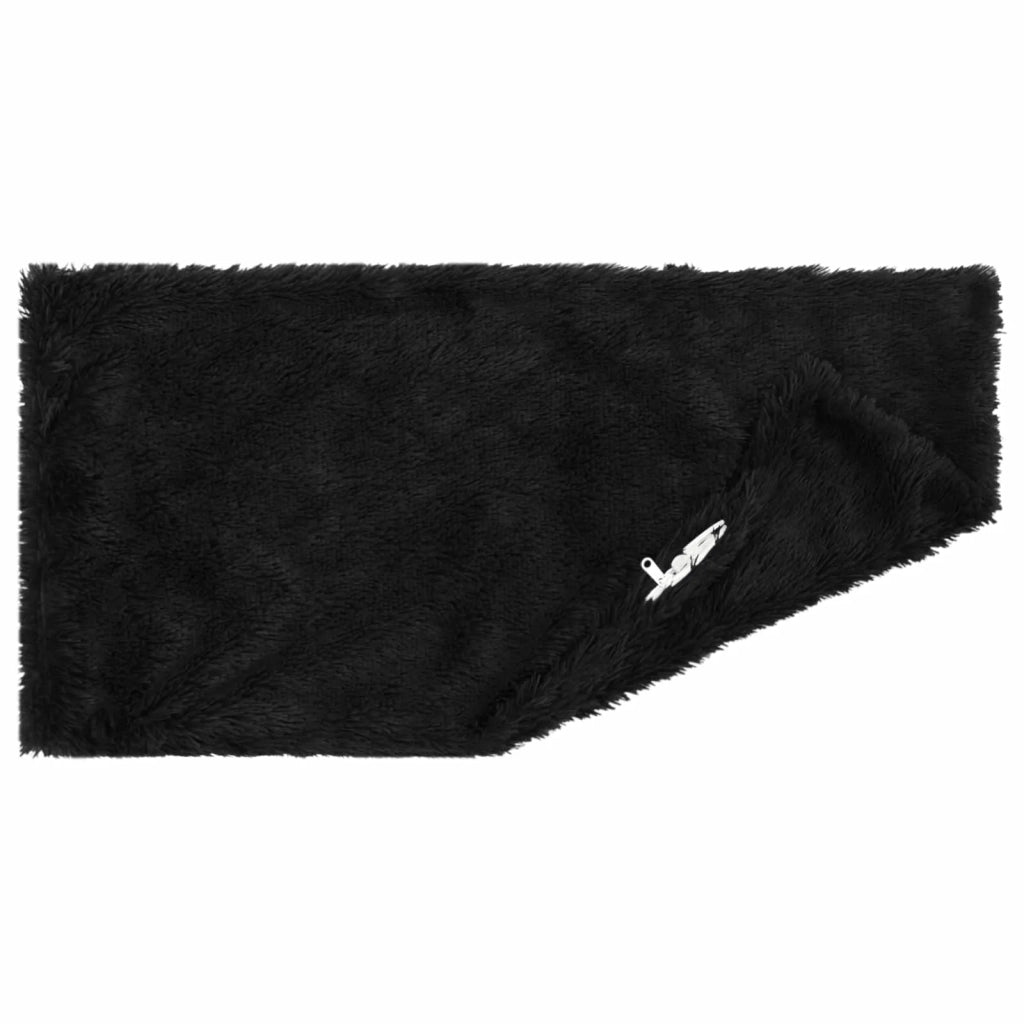 Cuscino con cuscino HEERLEN 6 pz Nero Fleece PV 925492