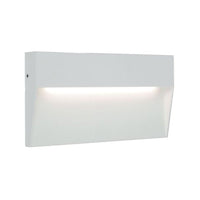 Segnapasso Rettangolare Moderno Geo Alluminio Bianco 6W Led 3000K
