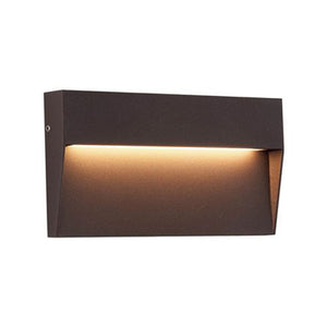 Segnapasso Rettangolare Moderno Geo Alluminio Caffè 6W Led 3000K