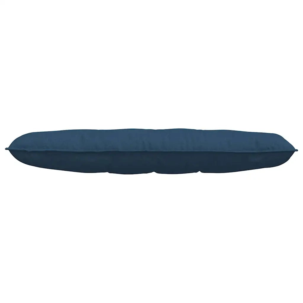 Cuscino per Schiena Blu 140 x 19 x 50 cm Tessuto