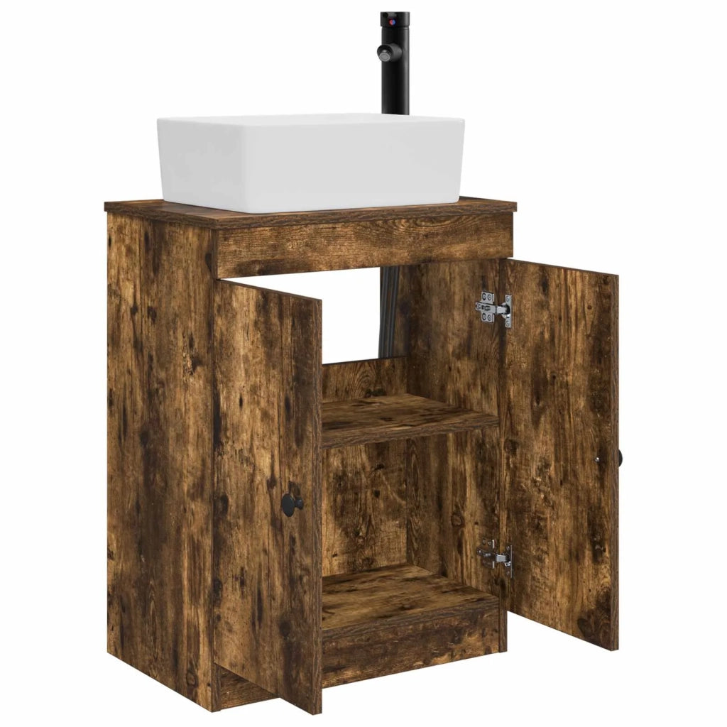 Mobile da bagno con lavabo Rovere Fumo 54 x 35 x 83 cm 890134