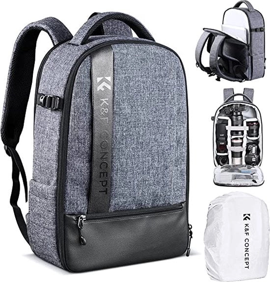 Borsa per Fotocamera, Grande Capacità, Borsa per Fotocamera - Zaino Impermeabile per la Fotografia