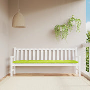 Cuscino per Panca Verde Intenso 200x50x7 cm in Tessuto Oxford 314991