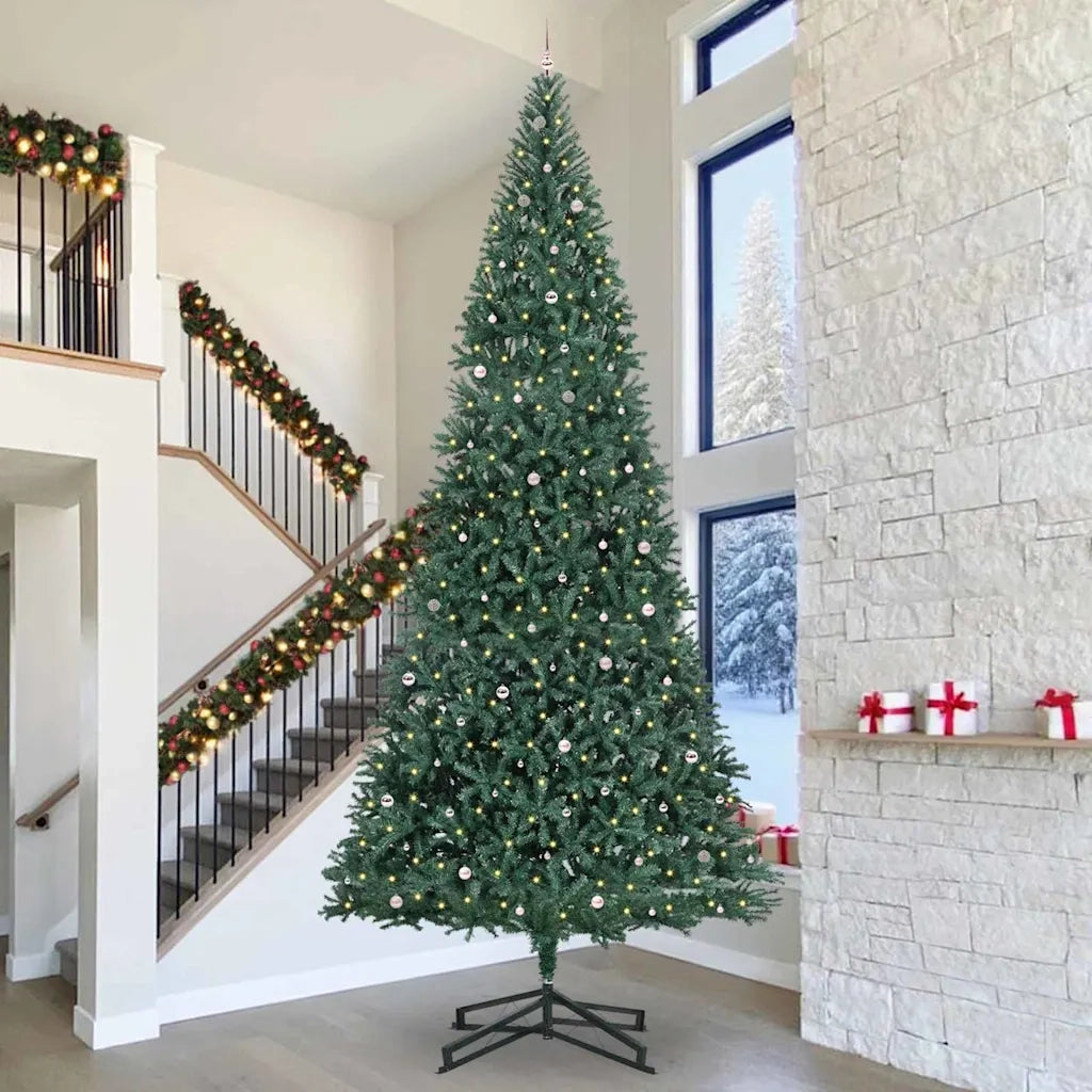 Albero di Natale Artificiale Pre-illuminato con Set di Palline 3394844
