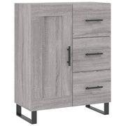 Buffet credenza cassettiera armadio mobile contenitore organizer cucina soggiorno Sonoma 69,5 x 34 x 90 cm legno ingegnerizzato grigio 02_0036470