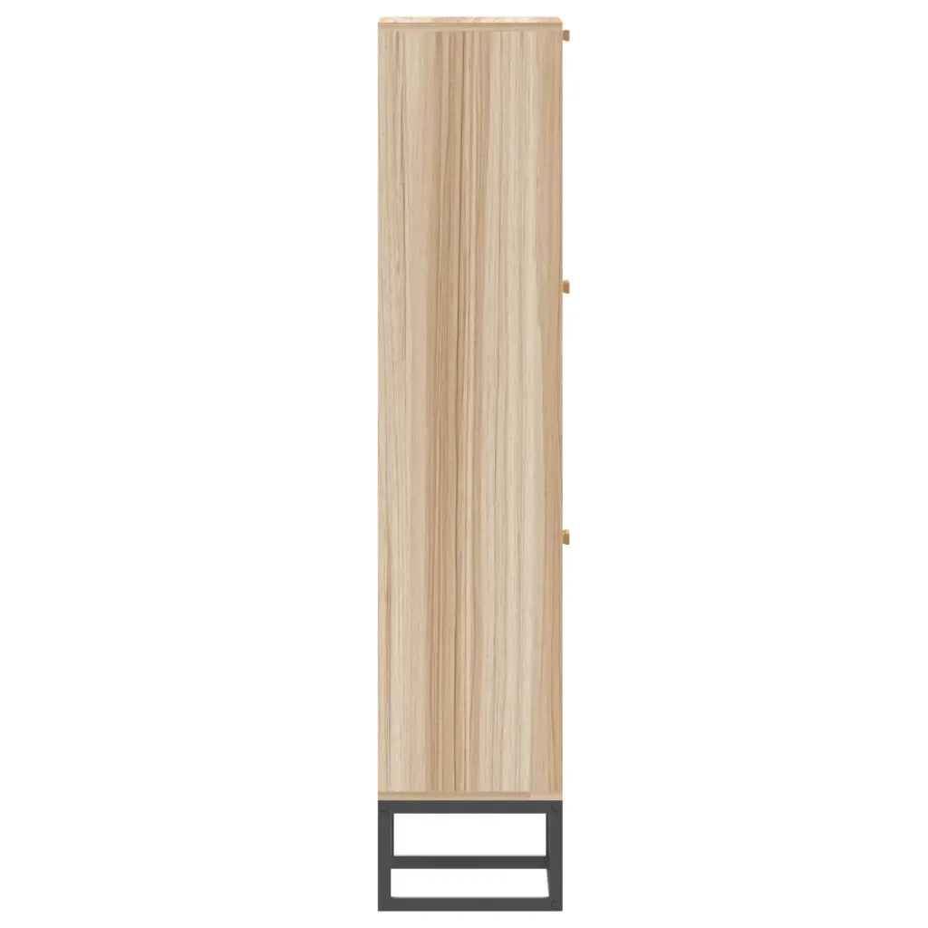 Scarpiera-Scaffale per scarpe 52x25x120 cm in Legno Multistrato