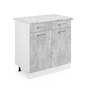Vicco Mobiletto base per cucina Calcestruzzo 60 cm , PL Marmo