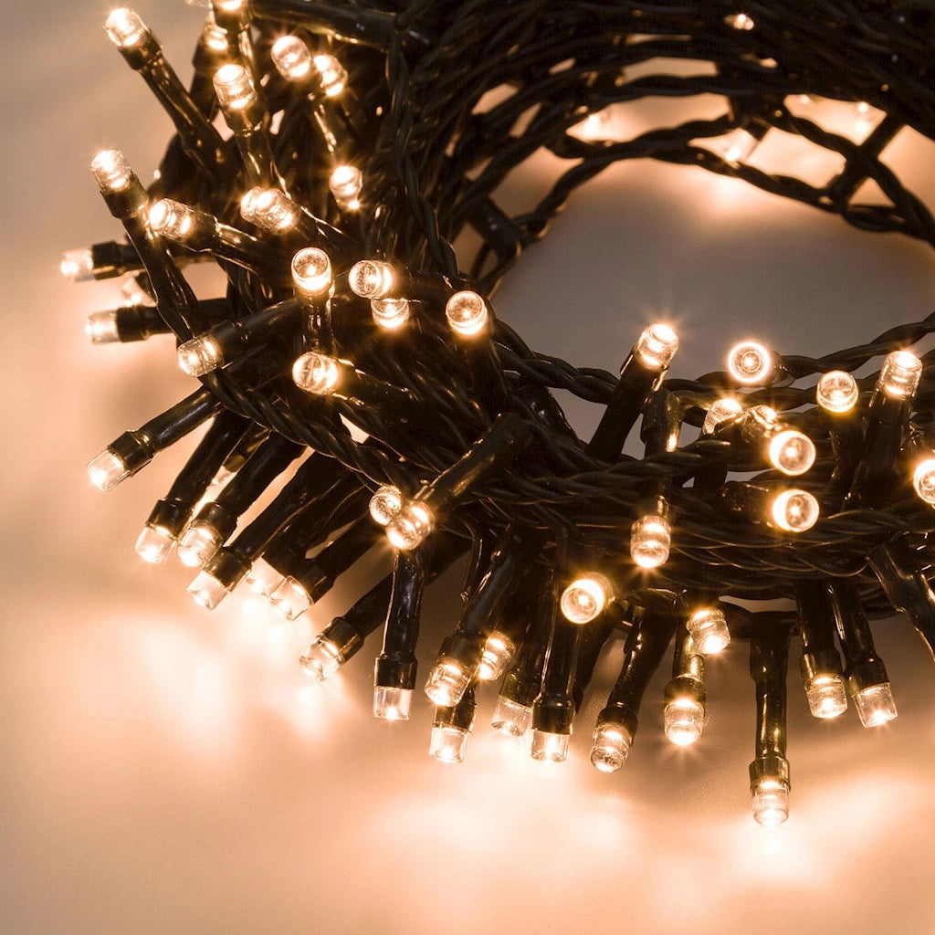 Catena lineare TLE 300 LED BIANCO CALDO 2+12,5m