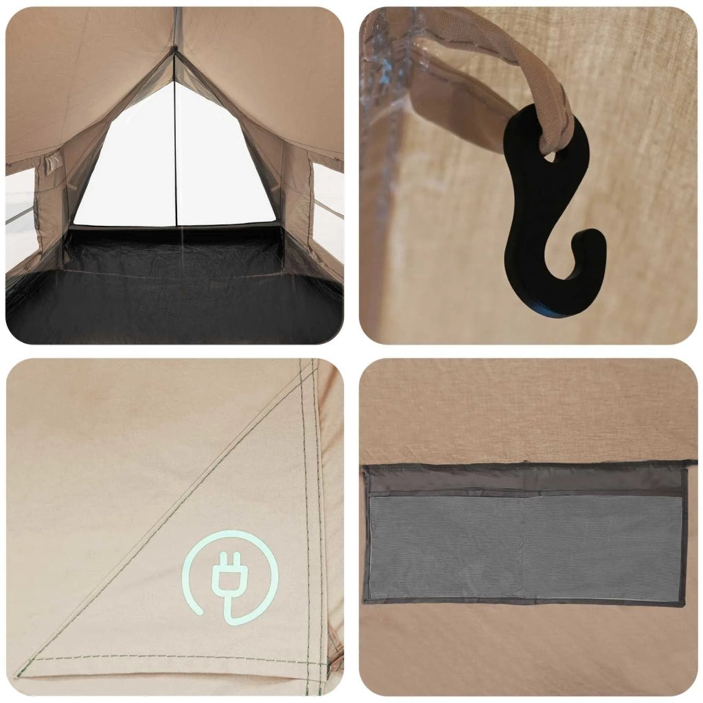 Tenda Capanna Crema 340 x 246 x 210 cm Policotone