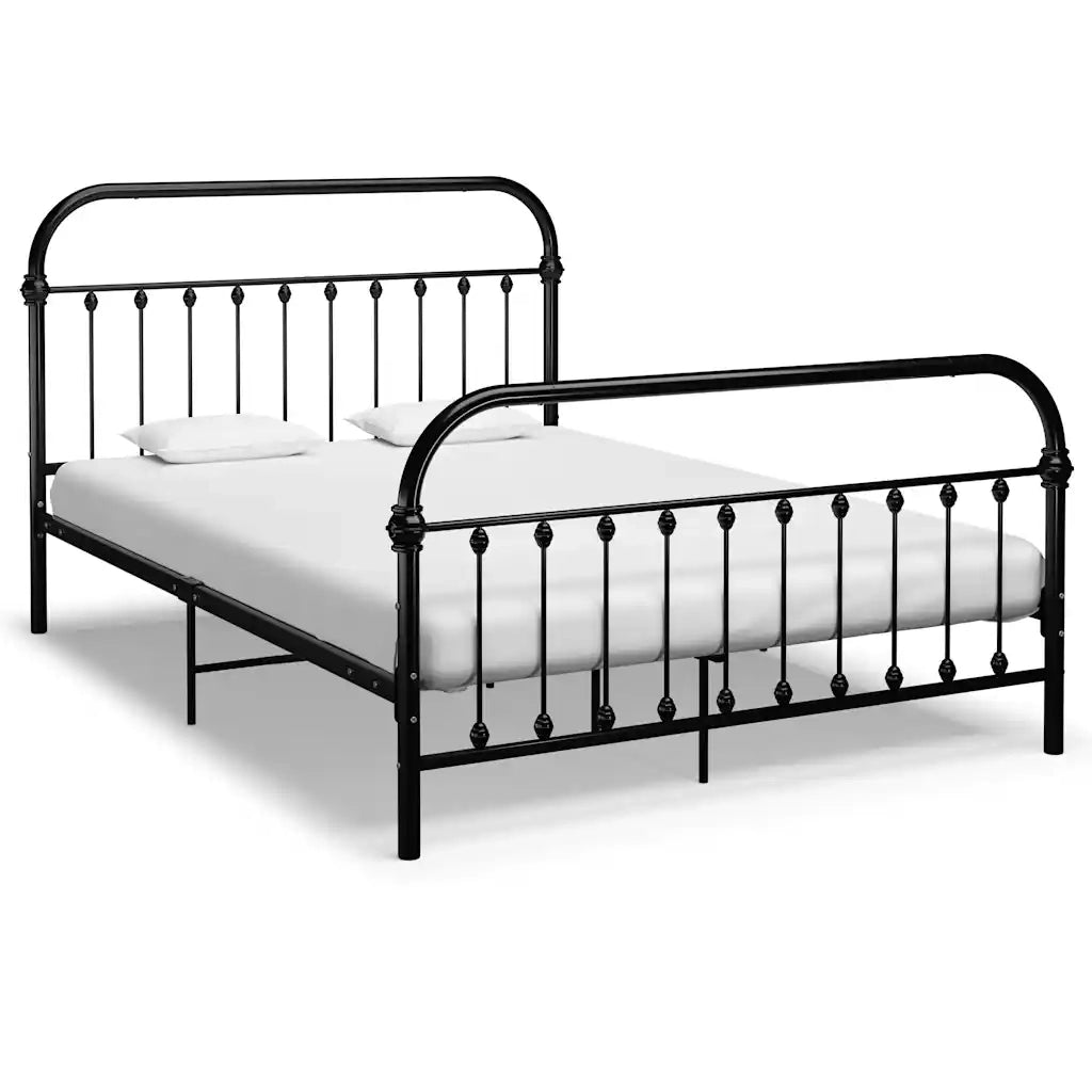 Giroletto Nero in Metallo 160x200 cm cod mxl 50667