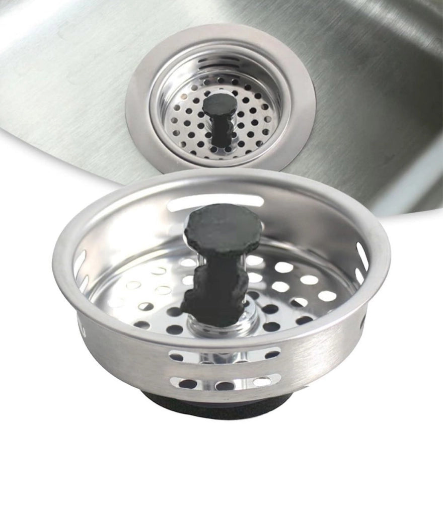 Set 4 Tappi per lavello da cucina 8.3cm con filtro di scarico per lavello 10400