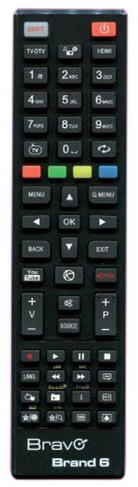 telecomando tv bravo brand 6 telefunken cod:ferx.98195