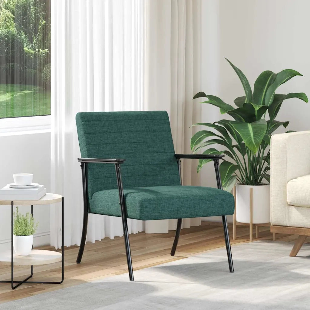 poltrona Verde Scuro 59 x 75 x 78 cm Tessuto